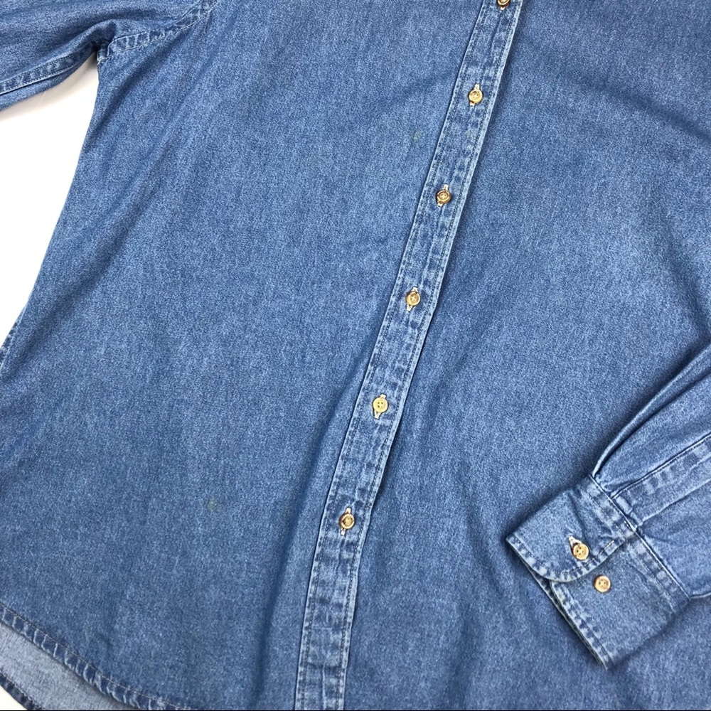 Austin Live Music Capital Denim Chambray Button-Up - Picture 5 of 7